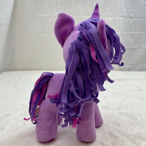 My Little Pony Twilight Sparkle 12" Plush Stuffed Toy Purple Pink Ribbon - Picture 6 of 11